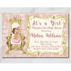 Vintage-Baby Shower invitation