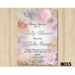 Floral Baby Shower Invitation