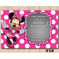 Minnie Mouse Invitation