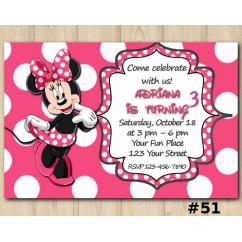 Minnie Mouse Invitation