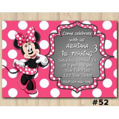 Minnie Mouse Invitation