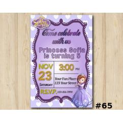 Sofia the First Invitation