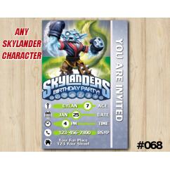 Skylanders Swap Force Game Card Invitation | NightSwap