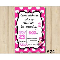 Minnie Mouse Invitation
