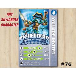 Skylanders Swap Force Game Card Invitation | WashBuckler