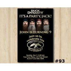Duck Dynasty Invitation