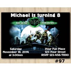 TMNT Invitation
