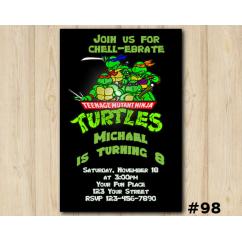 TMNT Invitation