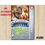 Skylanders Wallop Game Card Invitation | Wallop | Personalized Digital Card