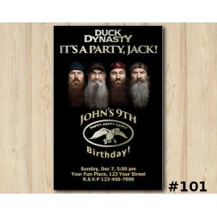 Duck Dynasty Invitation