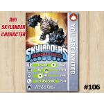 Skylanders Trap Team Game Card Invitation | FirstBump | Personalized Digital Card