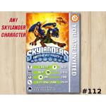 Skylanders Swap Force Game Card Invitation | Drobot | Personalized Digital Card