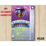 Skylanders Blastermind Game Card Invitation | Blastermind | Personalized Digital Card