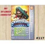 Skylanders Trap Team Game Card Invitation | TreadHead | Personalized Digital Card