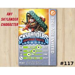 Skylanders Trap Team Game Card Invitation | TreadHead