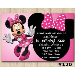 Minnie Mouse Invitation