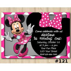 Minnie Mouse Invitation