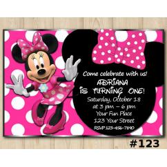 Minnie Mouse Invitation