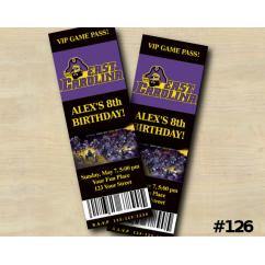 Ecu Pirates Ticket Invitation