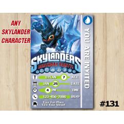 Skylanders Trap Team Game Card Invitation | LobStar