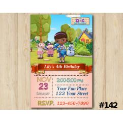 Doc McStuffins Invitation