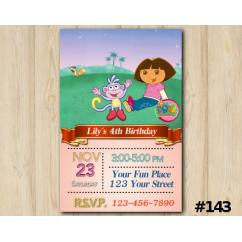 Dora the Explorer Invitation