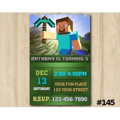 Minecraft Invitation