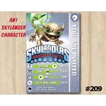 Skylanders Trap Team Game Card Invitation | FunnyBone | Personalized Digital Card