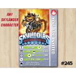 Skylanders Trap Team Game Card Invitation | HogWildFryno | Personalized Digital Card
