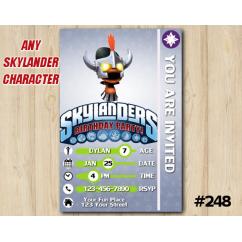 Skylanders Trap Team Game Card Invitation | RageMage