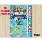 Skylanders Trap Team Game Card Invitation | Wallop, FoodFight, WashBuckler | Personalized Digital Card