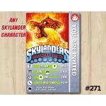 Skylanders Game Card Invitation | Eruptor | Personalized Digital Card
