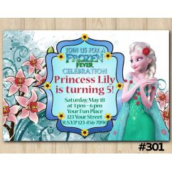 Frozen Fever Invitation