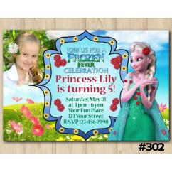 Frozen Fever Invitation with Photo
