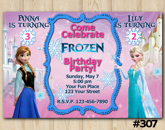Frozen Invitation | Personalized Digital Card