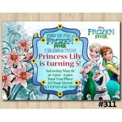 Frozen Fever Invitation