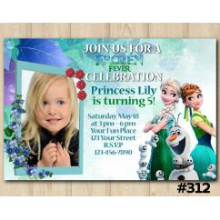Frozen Fever Invitation with Photo