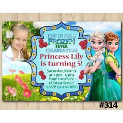 Frozen Fever Invitation with Photo