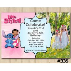 Lilo & Stitch Invitation