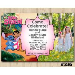 Lilo & Stitch Invitation