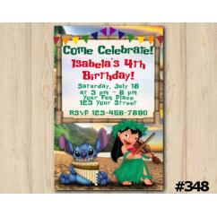 Lilo & Stitch Invitation