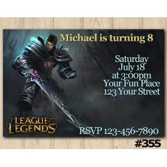 League of Legends Invitation | Garen