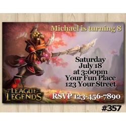 League of Legends Invitation | Master Yi