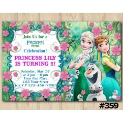 Frozen Fever Fb Invitation