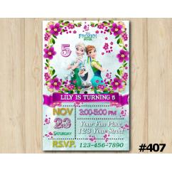 Frozen Fever Invitation