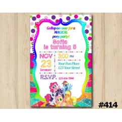 My Little Pony Invitation