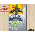Skylanders Game Card Invitation | MagnaStone | Personalized Digital Card