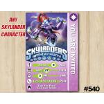 Skylanders Ninjini Game Card Invitation | Ninjini | Personalized Digital Card