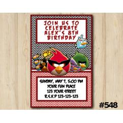 Angry Birds Invitation