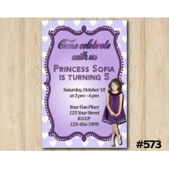 Girls Invitation with Photo